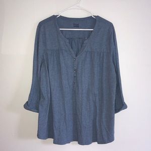 Basic Editions Blue Top